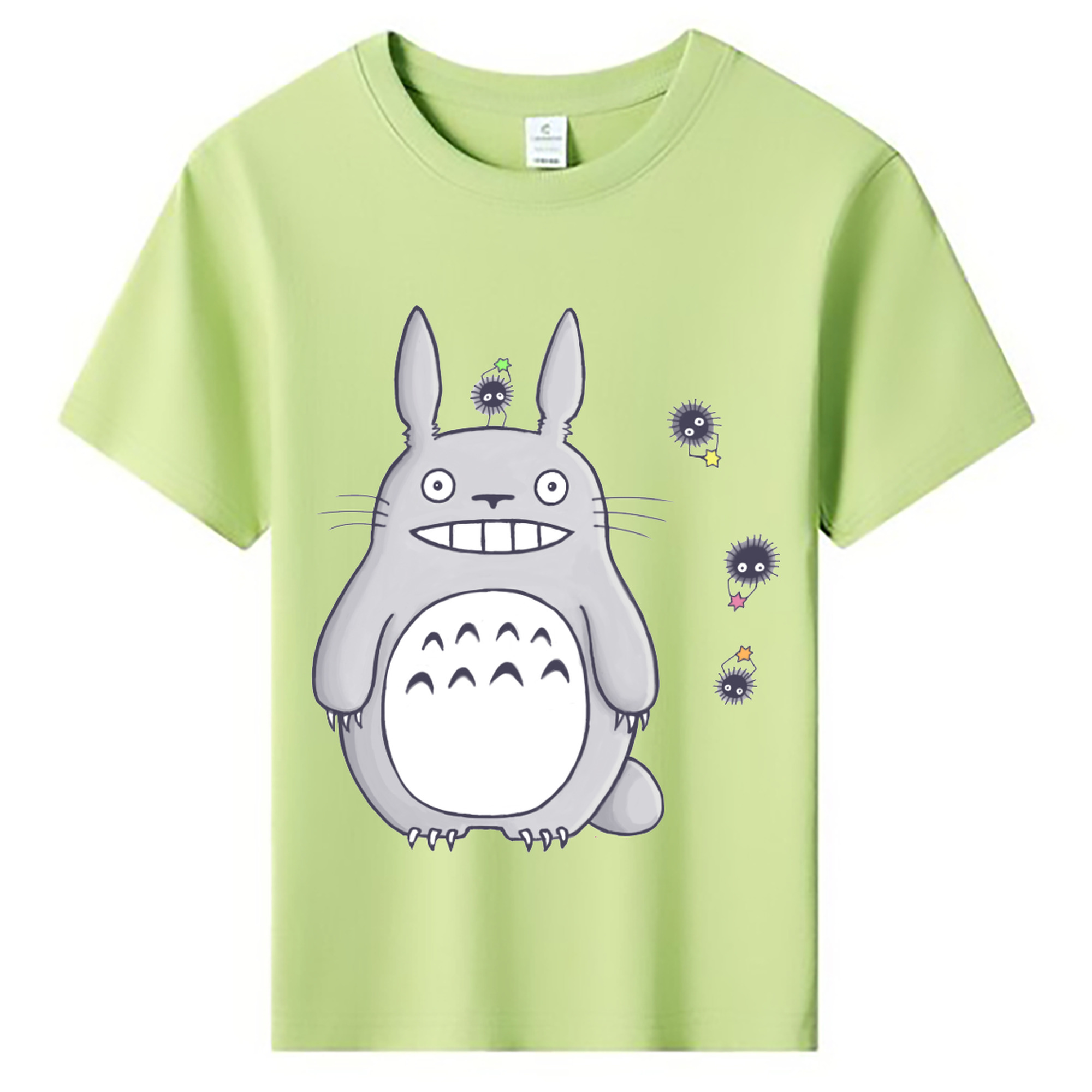 （画像用） となりのトトロ 草壁メイ 草壁サツキ My Neighbor Totoro Satsuki Kusakabe Mei Kusakabe 綿100％キッズTシャツ（フロントプリント）
